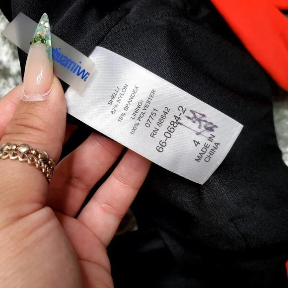 Swimsuits For All Red One-Piece Swimsuit - Picture 7 of 7